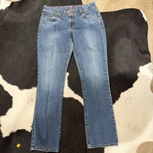 WRANGLER‎ JEANS Pink Label Western Bootcut Mid-Rise Rodeo Women's 7/8 X 30"